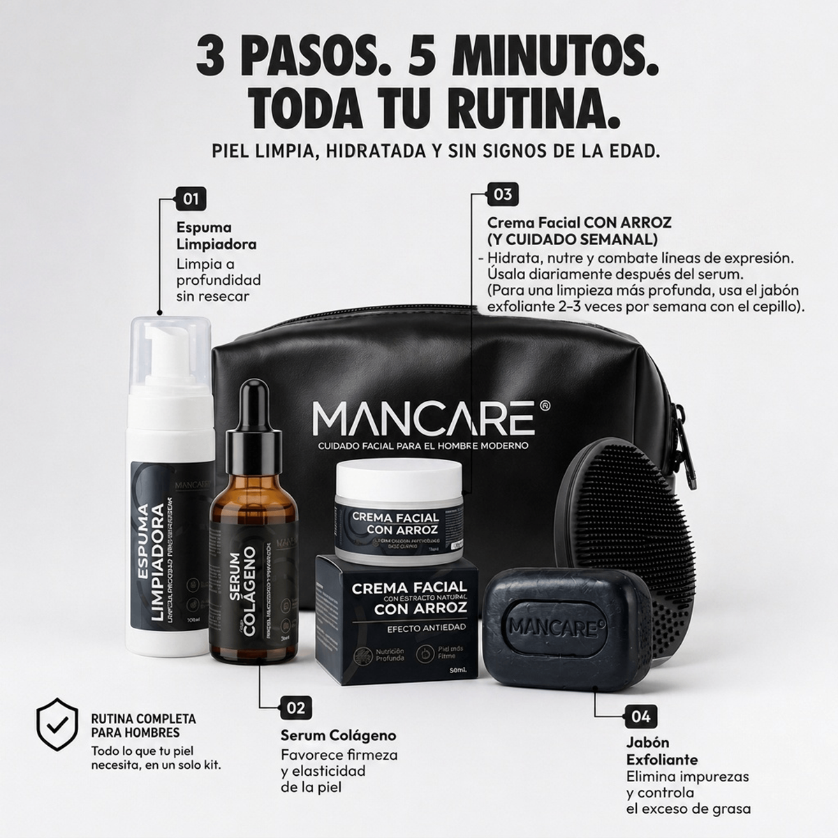 Kit Mancare Rutina de 3 Pasos V3