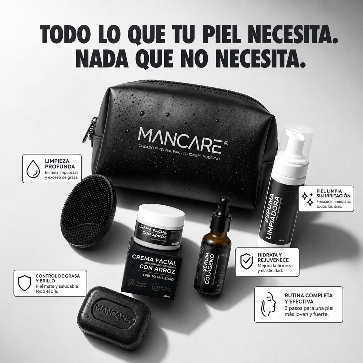 Kit Mancare Rutina de 3 Pasos V3