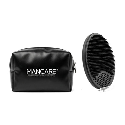 De regalo: neceser MANCARE y cepillo limpiador facial